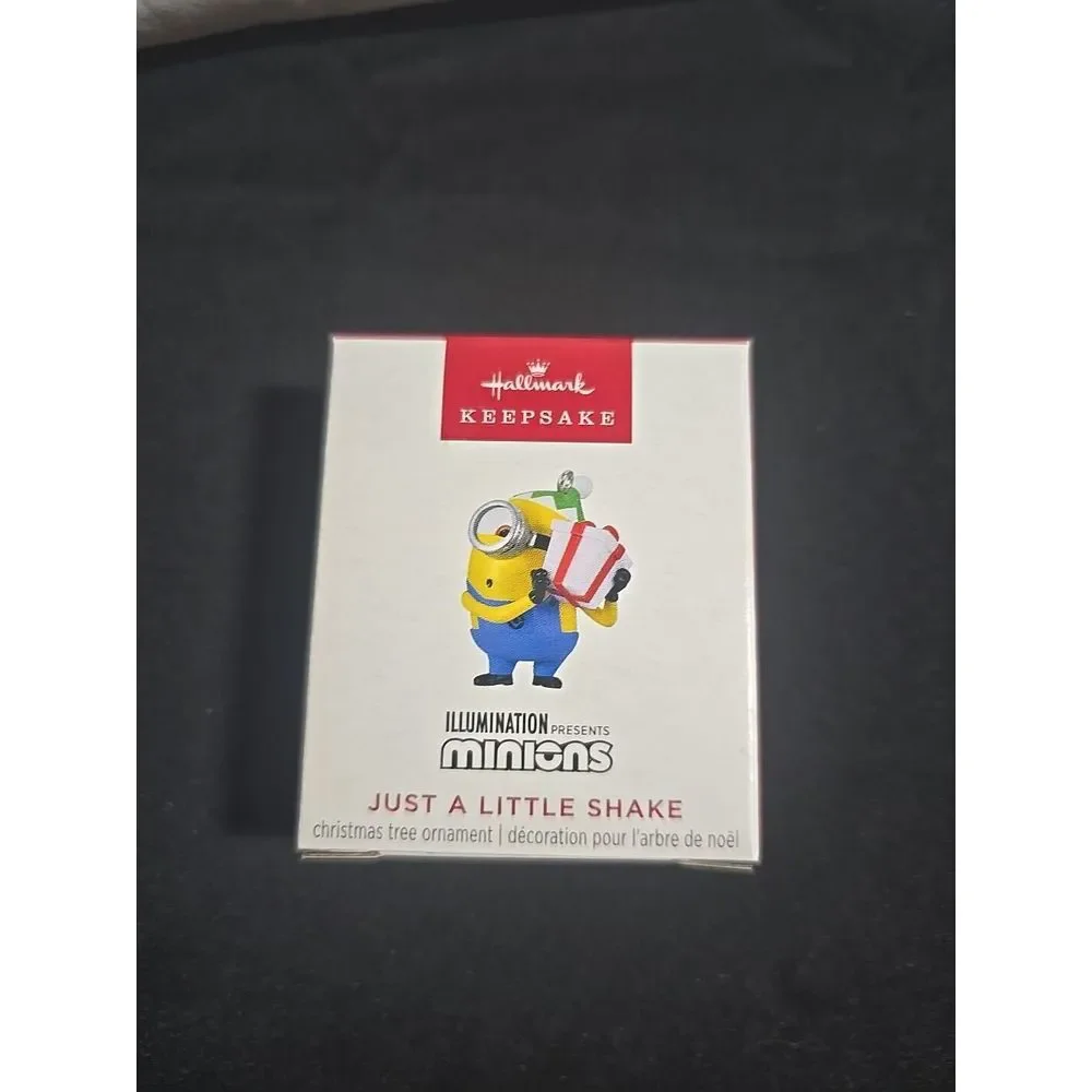 2024 Hallmark Mini Minions Just a Little Shake Ornament, 1